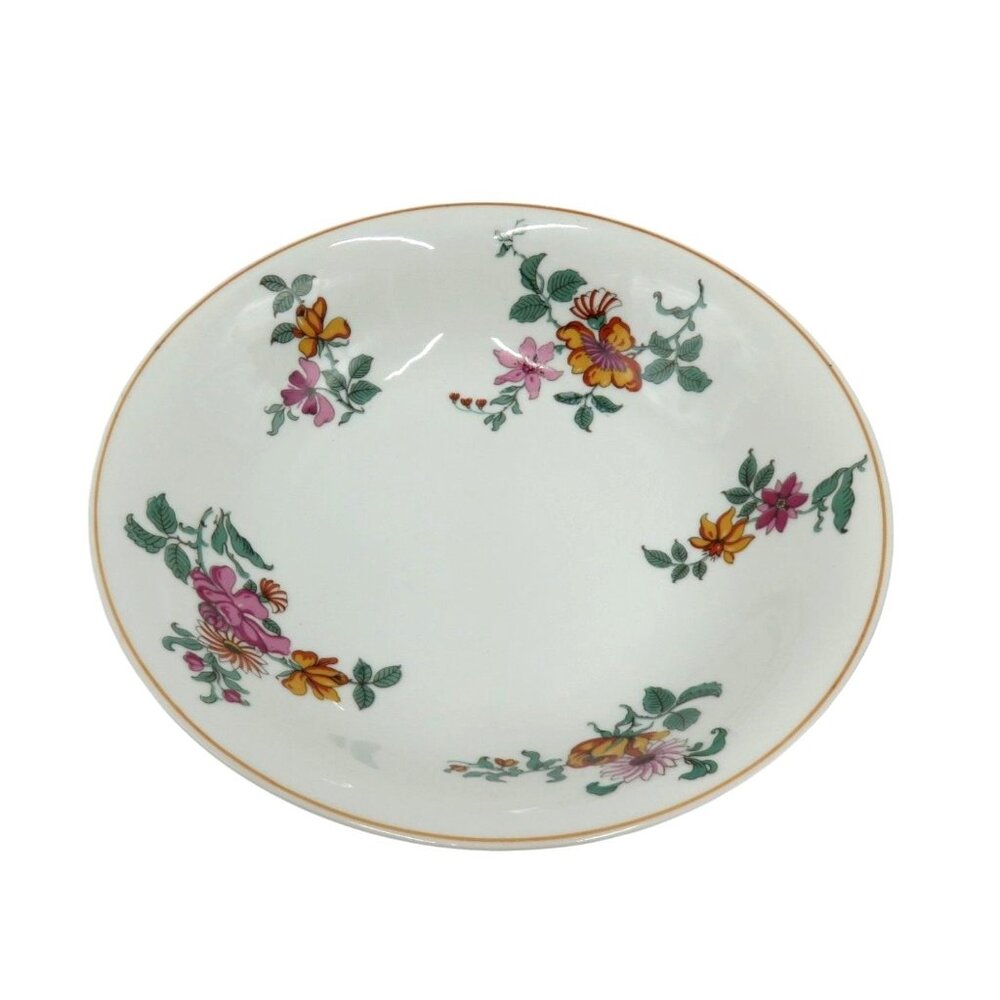 C. Ahrenfeldt Limoges France Floral Porcelain Bowl Vintage 9.5"